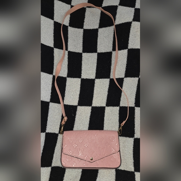 Handbags - Pink Monogram Crossbody Purse Bag